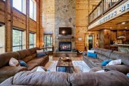 Bigger IS Better | Spacious 5BR Broken Bow Cabin with Game Room & Fire Pit Hostaway Short Description - Image 2