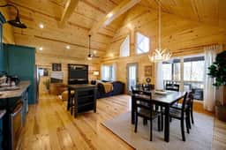 DBL DWN Cabin | Hochatown Cabin with Hot Tub, Fire Pit & Pets - Image 4