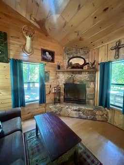 Lost In The Woods Cabin | Hochatown Cabin with Hot Tub, Fire Pit & Pets - Image 2