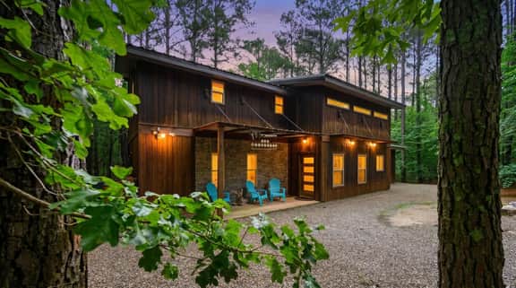 Driftwood Cabin | Broken Bow Cabin with Hot Tub, Fire Pit, Loft & Pet-Friendly Stays - Image 3
