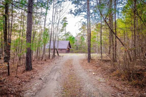 Heaven’s Edge Cabin | Pondside Broken Bow Cabin with Hot Tub, Fire Pit & Pets - Image 5