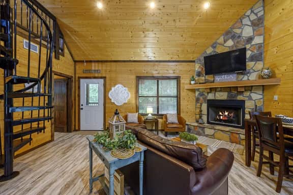 Knockin’ Boots Cabin | Private Hot Tub + Fire Pit | Secluded Broken Bow - Image 2