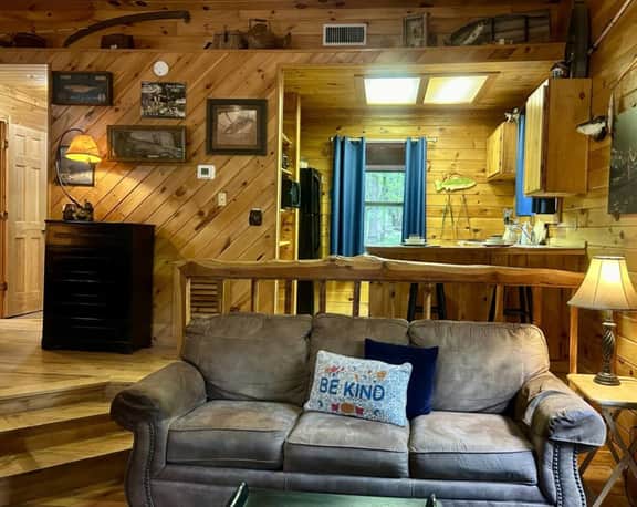Lost On The River Cabin | Hochatown Cabin with Hot Tub, Fireplace & Pets - Image 5