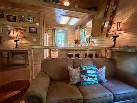 Lost On The Lake Cabin | Hochatown Cabin with Hot Tub, Fireplace & Pets - Image 4
