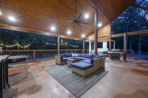 Mystic River Retreat | Luxury Broken Bow Cabin with Hot Tub, Game Room, Fire Pit & EV Charger - Image 3