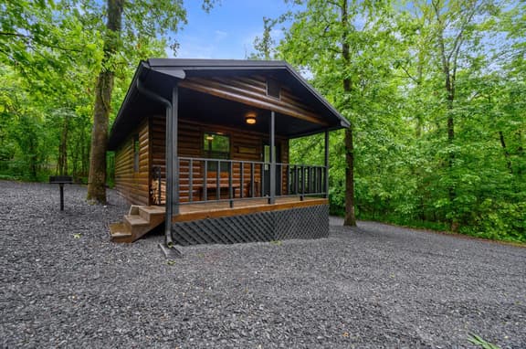 Bear Naked Cabin | Romantic Broken Bow Cabin with Hot Tub, Fire Pit & Pets - Image 1