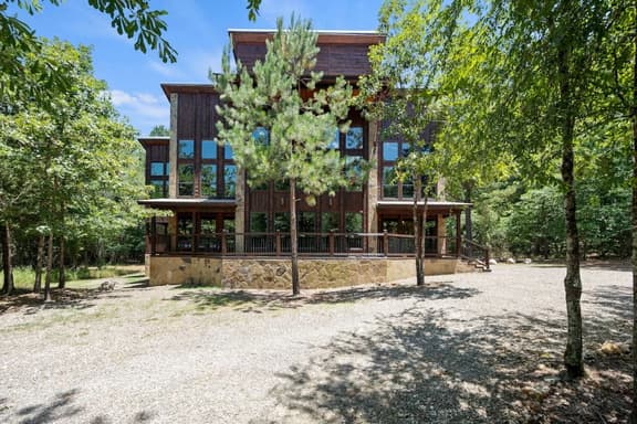 Bigger IS Better | Spacious 5BR Broken Bow Cabin with Game Room & Fire Pit Hostaway Short Description - Image 1