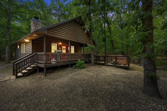 Rosie’s Retreat | Romantic Broken Bow Cabin with Hot Tub, Fireplace & Pets - Image 1